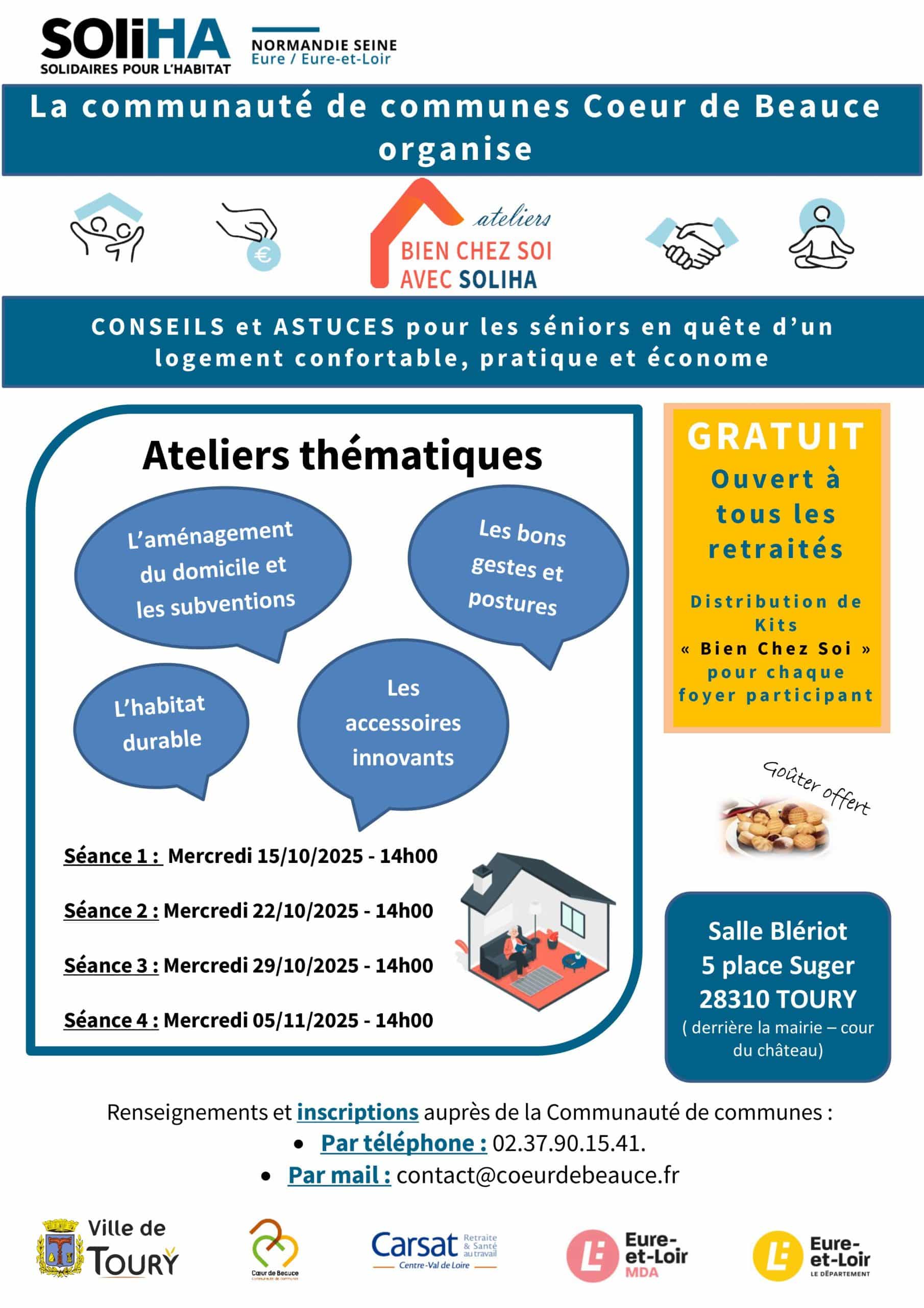 COEUR DE BEAUCE - flyer BCS TOURY oct-nov 2025