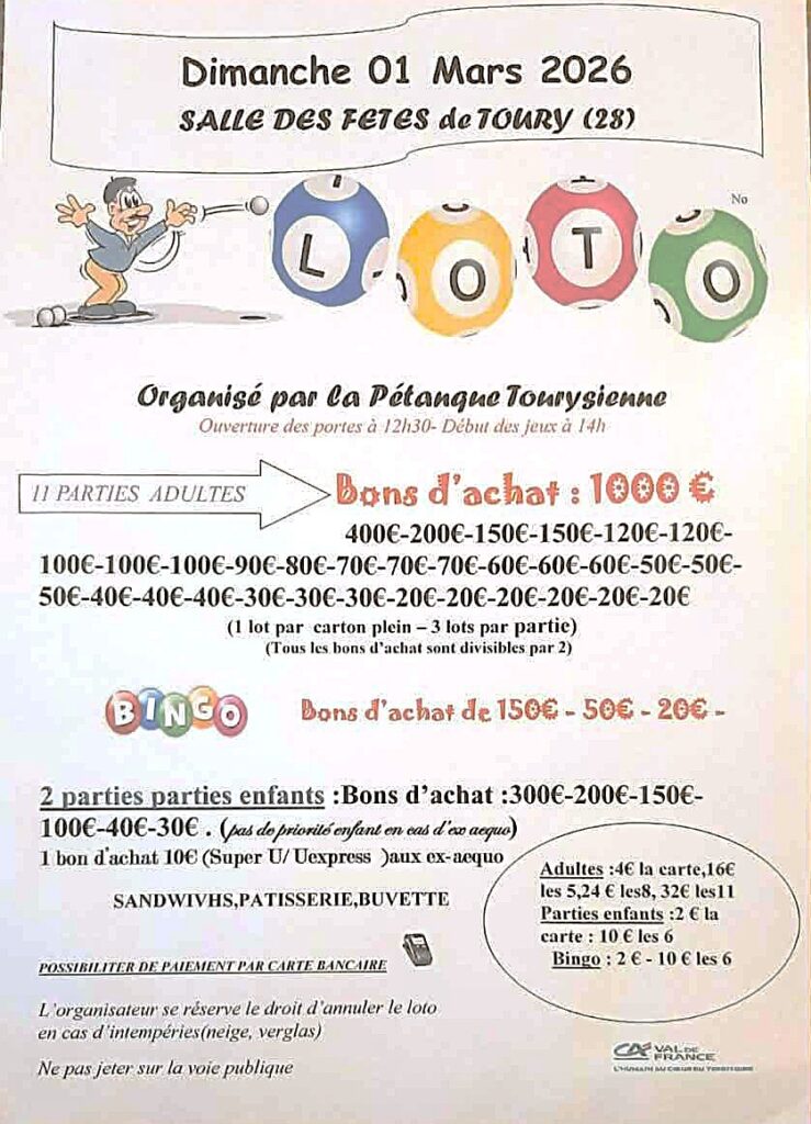 030126 - Loto Pétanque