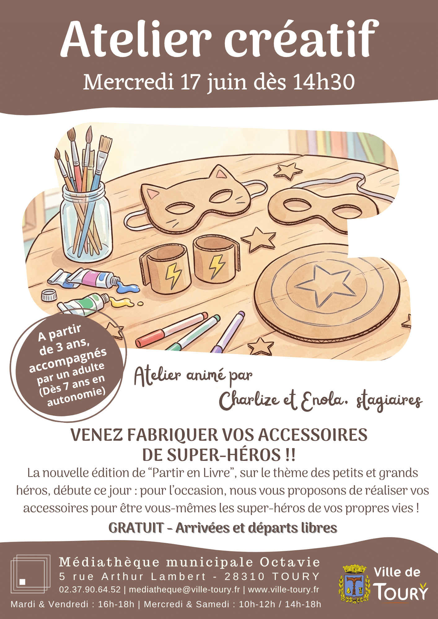 Atelier créatif - Juin 2026