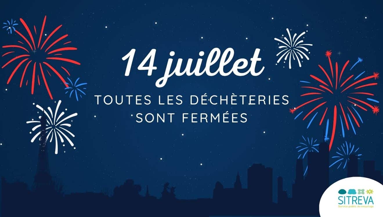 Fermeture de la décheterie de Janville-en-Beauce le 14juillet2026
